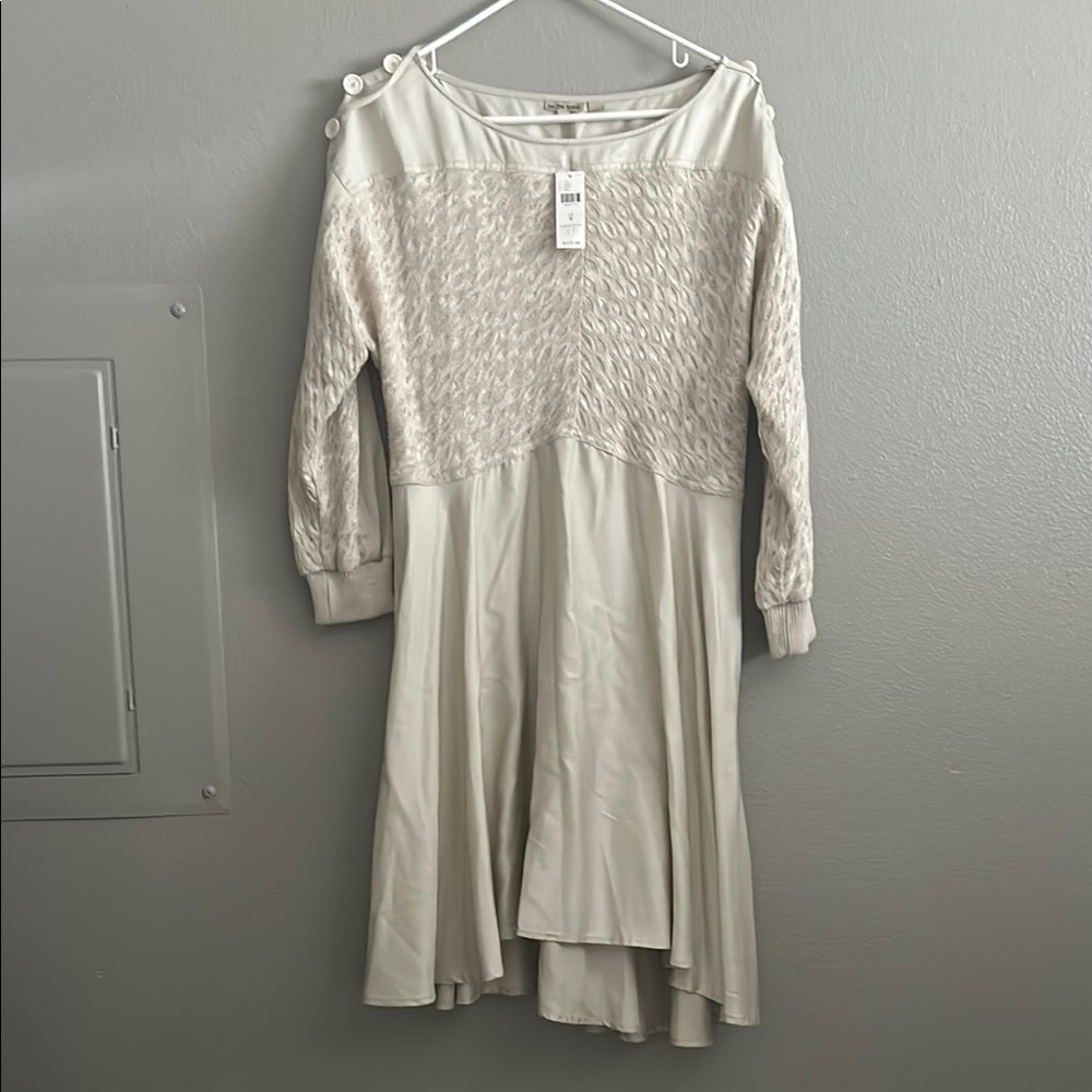 NWT Anthropologie Holding Horses Noa Dolman Dress in Tan M - Picture 4 of 11